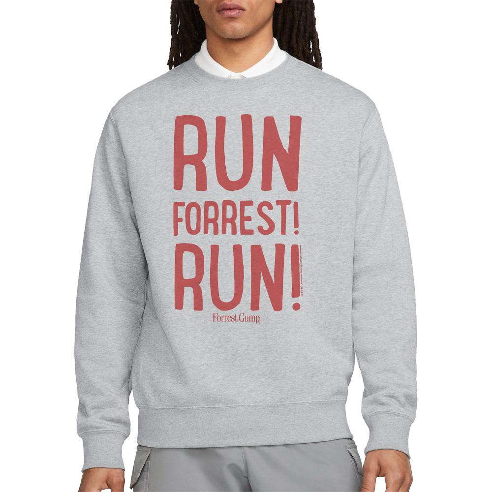 Sport Heather - Side - Forrest Gump Unisex Adult Run Forrest! Run Sweatshirt