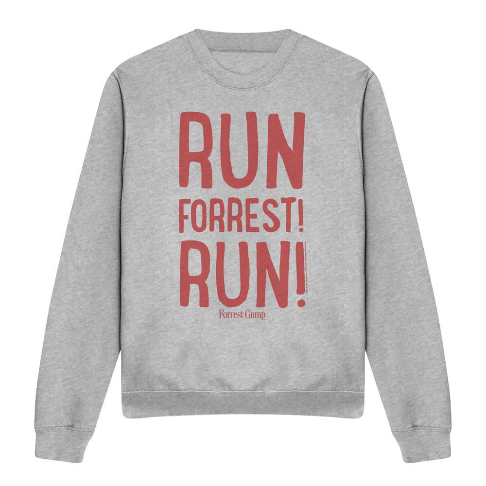Sport Heather - Front - Forrest Gump Unisex Adult Run Forrest! Run Sweatshirt
