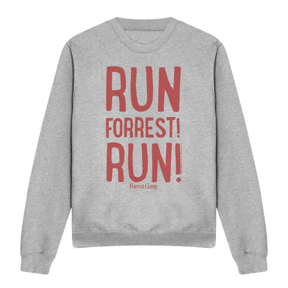 Sport Heather - Front - Forrest Gump Unisex Adult Run Forrest! Run Sweatshirt