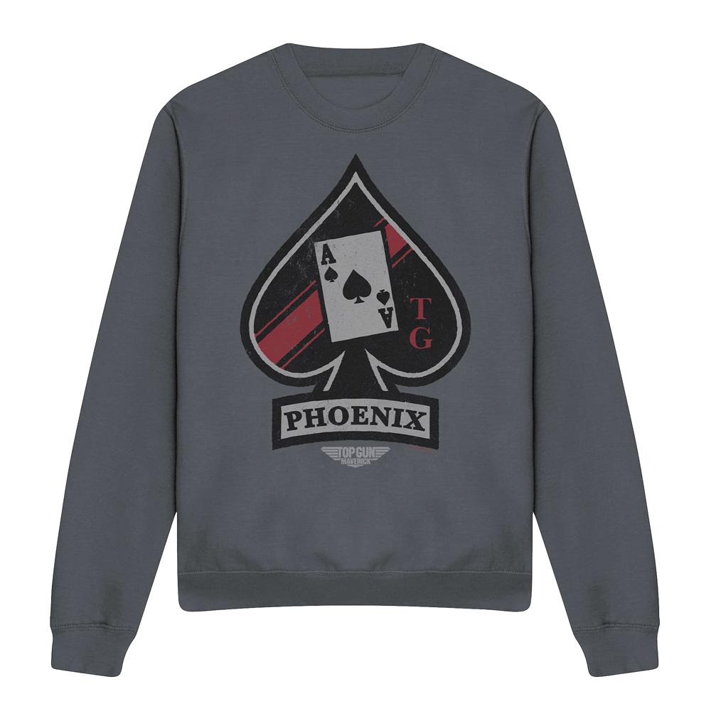 Charcoal - Front - Top Gun: Maverick Unisex Adult Phoenix Call Sign Sweatshirt
