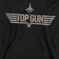 Black - Pack Shot - Top Gun Unisex Adult Monotone Logo Sweatshirt