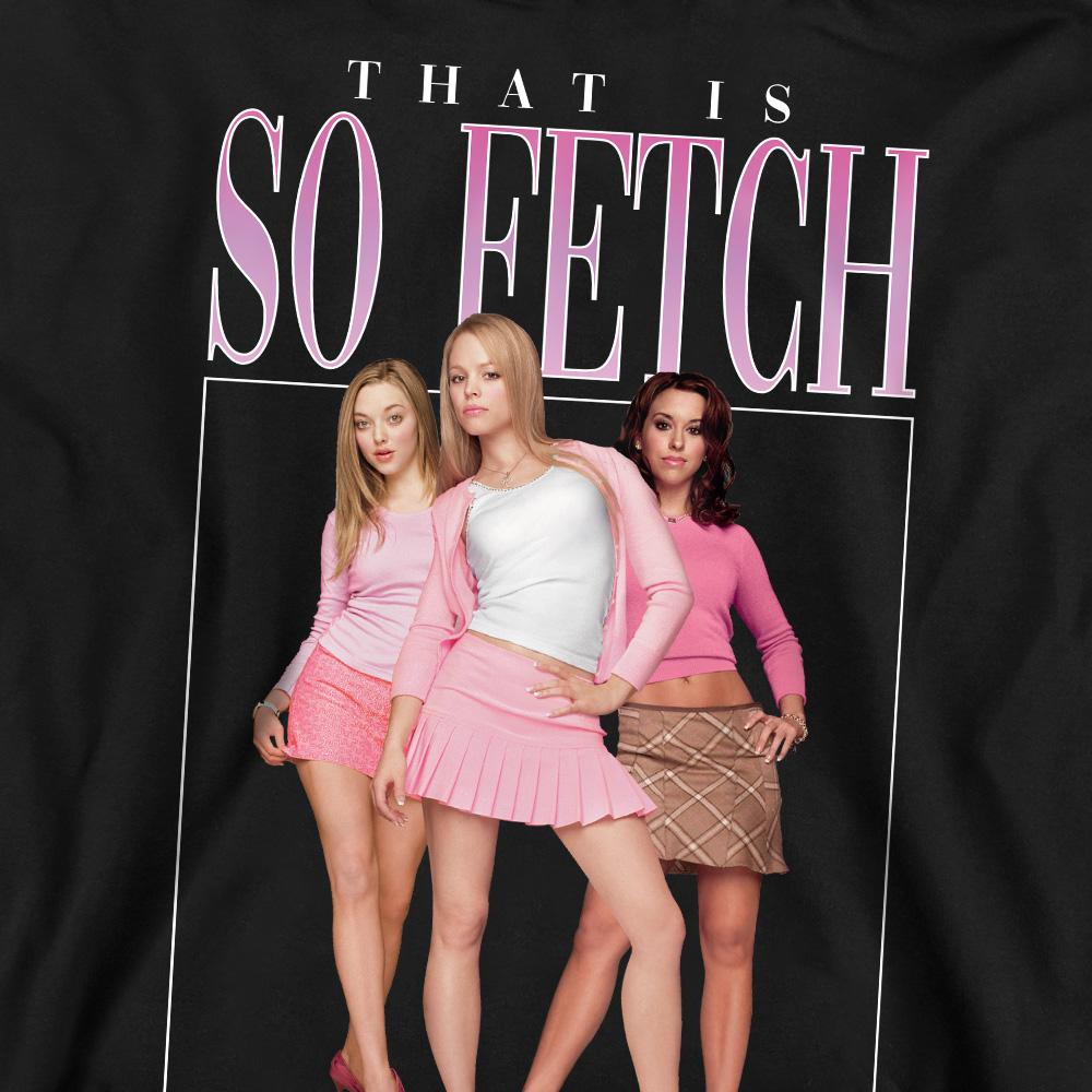 Black - Pack Shot - Mean Girls Unisex Adult So Fetch 90s Sweatshirt