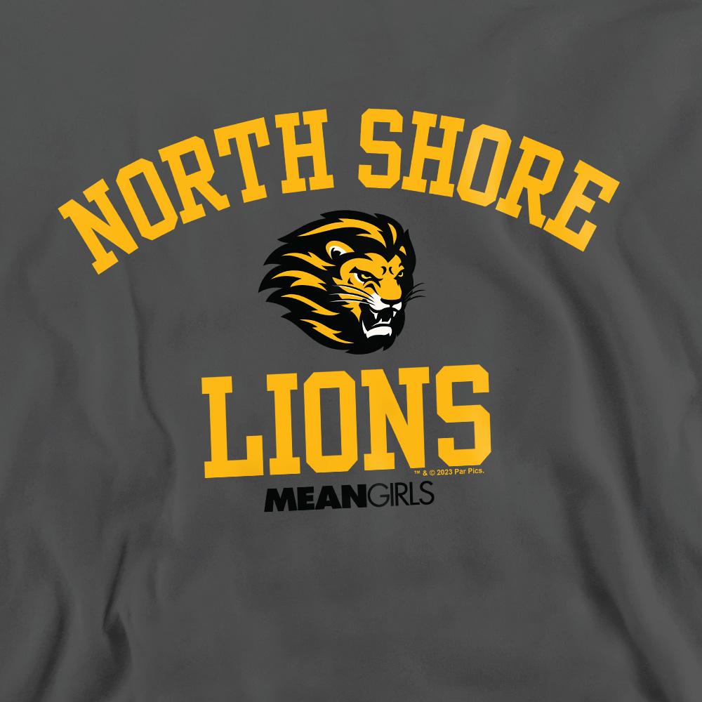 Charcoal - Pack Shot - Mean Girls Unisex Adult North Shore Lions Sweatshirt
