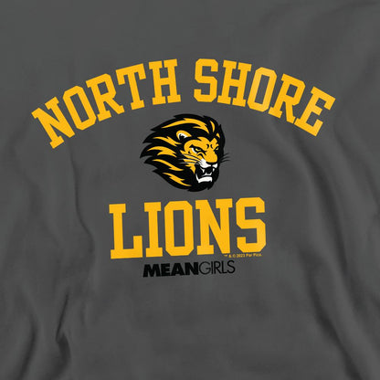 Charcoal - Pack Shot - Mean Girls Unisex Adult North Shore Lions Sweatshirt