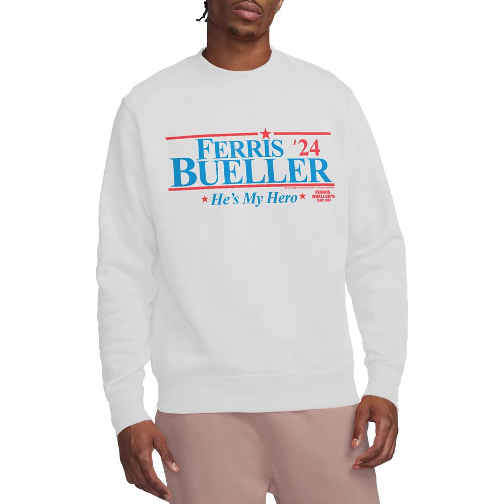 White - Lifestyle - Ferris Bueller´s Day Off Unisex Adult 2024 President Sweatshirt