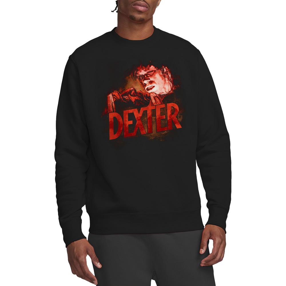 Black - Lifestyle - Dexter Unisex Adult Drawing Sweatshirt