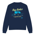 Navy - Front - Dexter Unisex Adult Moonlight Fishing Sweatshirt