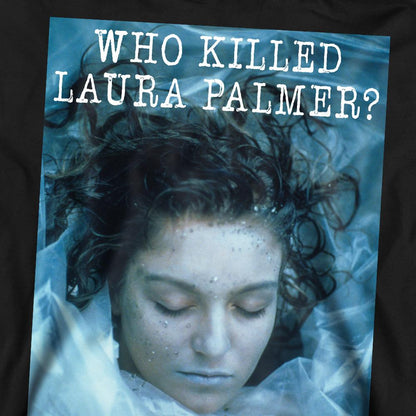 Black - Pack Shot - Twin Peaks Unisex Adult Who Killed Laura Sweatshirt