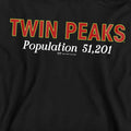 Black - Pack Shot - Twin Peaks Unisex Adult Population Sweatshirt
