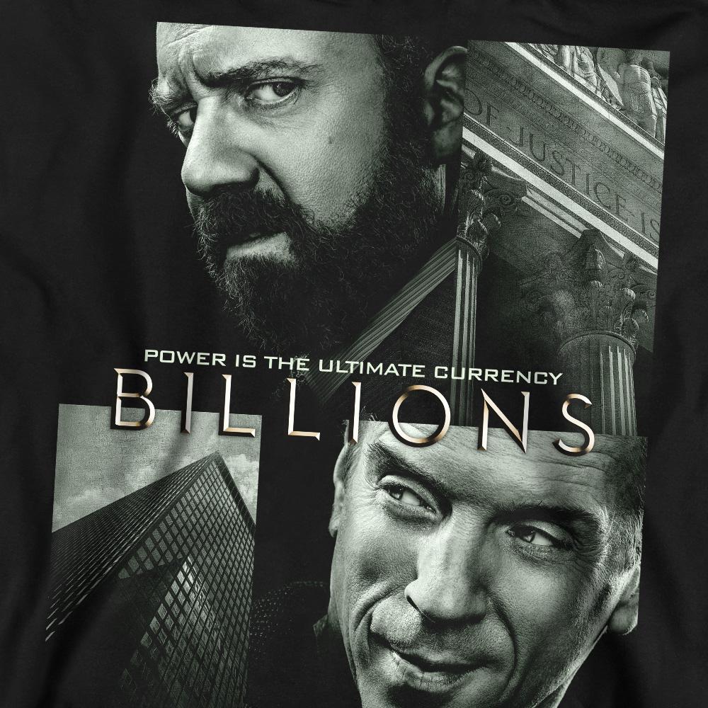 Black - Pack Shot - Billions Unisex Adult Currency Poster Sweatshirt
