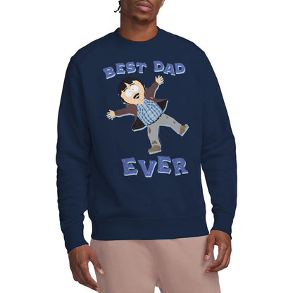 Navy - Lifestyle - South Park Unisex Adult Best Dad Ever Randy Marsh Fathers Day Sweatshirt