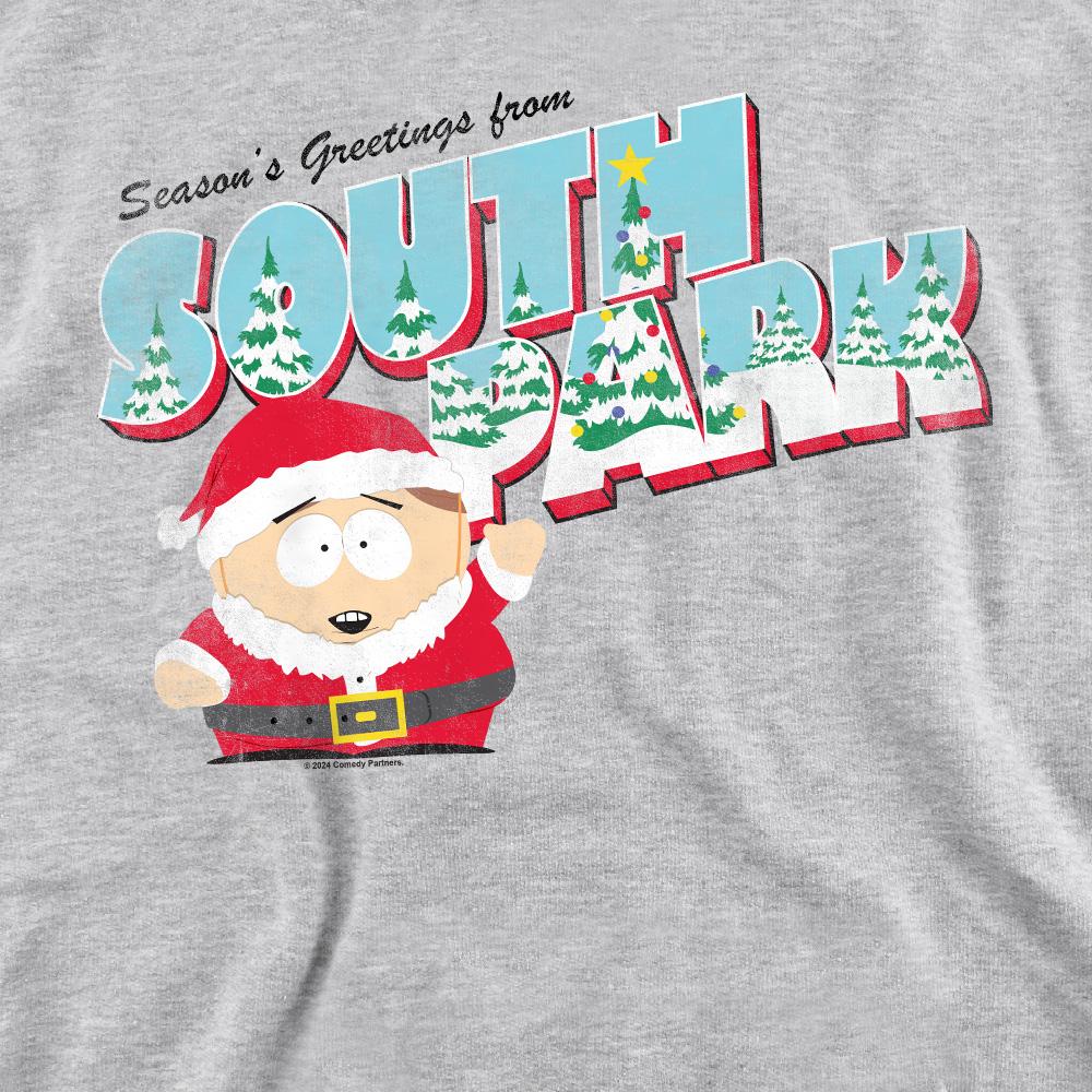 Sport Heather - Pack Shot - South Park Unisex Adult Eric Cartman Christmas Sweatshirt