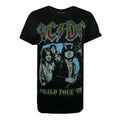 Black - Front - AC-DC Womens-Ladies World Tour 79 T-Shirt