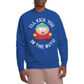 Royal Blue - Side - South Park Unisex Adult Kick You In The Nuts Sweatshirt