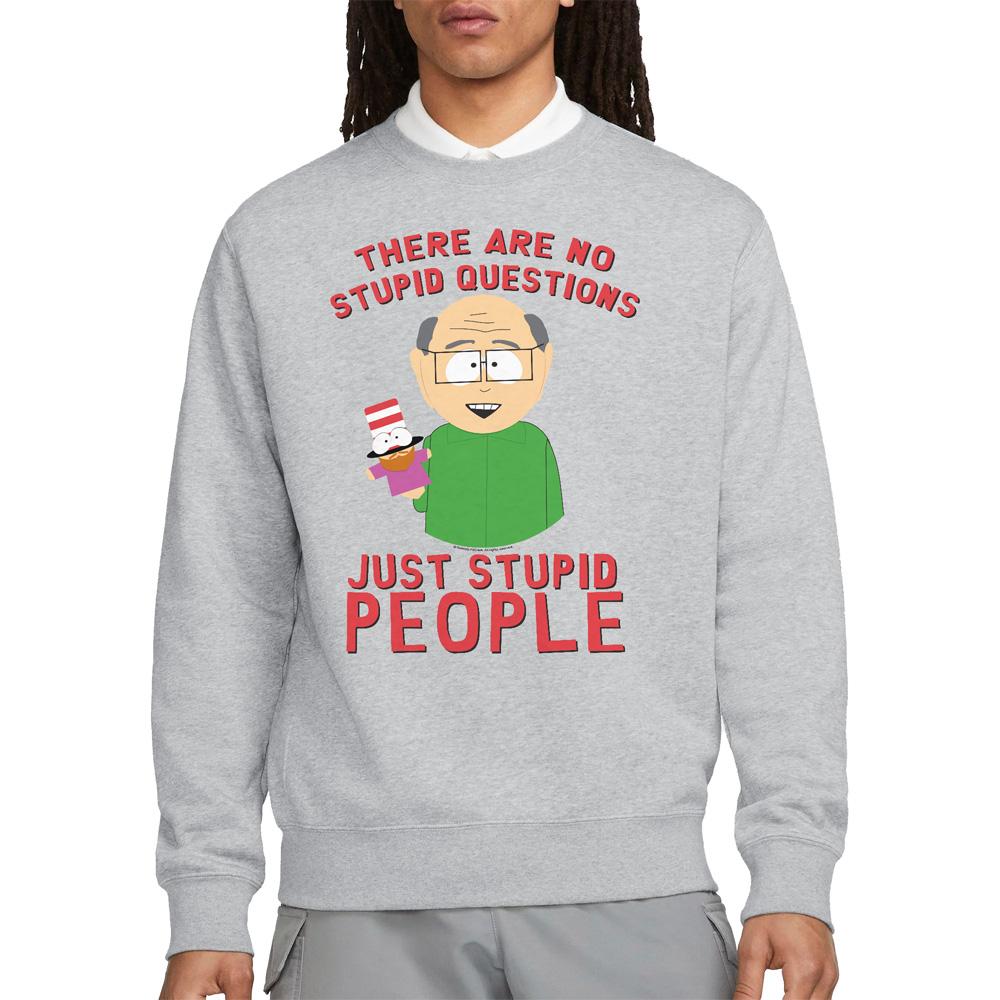 Sport Heather - Lifestyle - South Park Unisex Adult No Stupid Questions Sweatshirt
