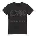 Black - Front - AC-DC Mens Back In Black T-Shirt