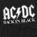 Black - Pack Shot - AC-DC Mens Back In Black T-Shirt