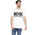 White - Lifestyle - AC-DC Mens Back In Black T-Shirt