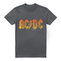 Charcoal - Front - AC-DC Mens Gradient Logo T-Shirt