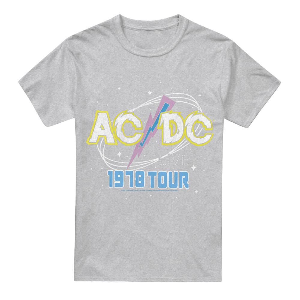 Sport Heather - Front - AC-DC Mens Live T-Shirt
