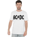 White - Side - AC-DC Mens Logo T-Shirt