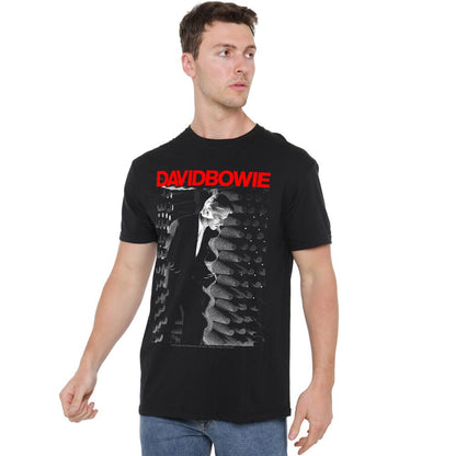 Black - Side - David Bowie Mens Station to Station T-Shirt