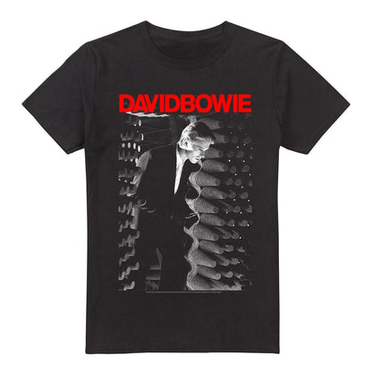 Black - Front - David Bowie Mens Station to Station T-Shirt
