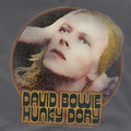 Charcoal - Pack Shot - David Bowie Mens Hunky Dory Circle T-Shirt