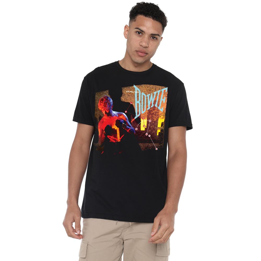 Black - Side - David Bowie Mens Let´s Dance T-Shirt