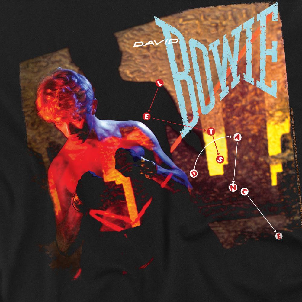 Black - Pack Shot - David Bowie Mens Let´s Dance T-Shirt