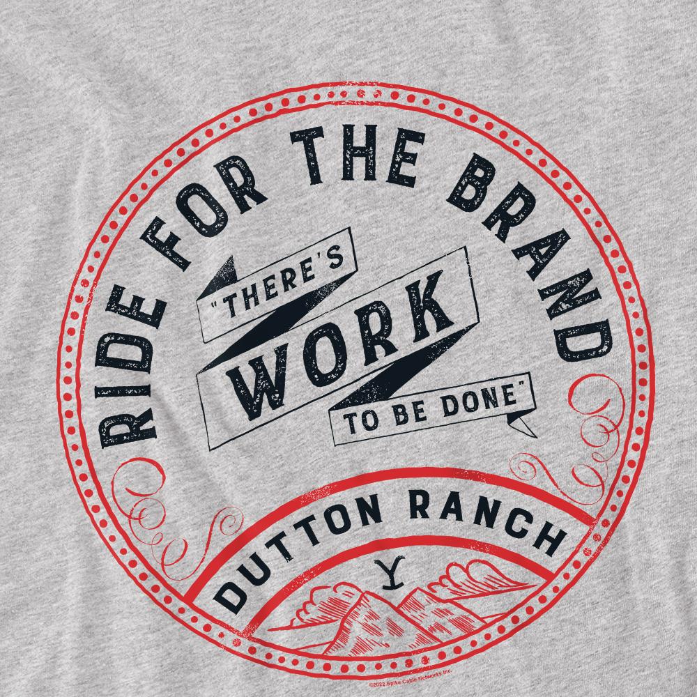 Sport Heather - Pack Shot - Yellowstone Mens There´s Work to Be Done T-Shirt