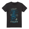 Black - Front - Yellowstone Mens Ride For The Brand T-Shirt