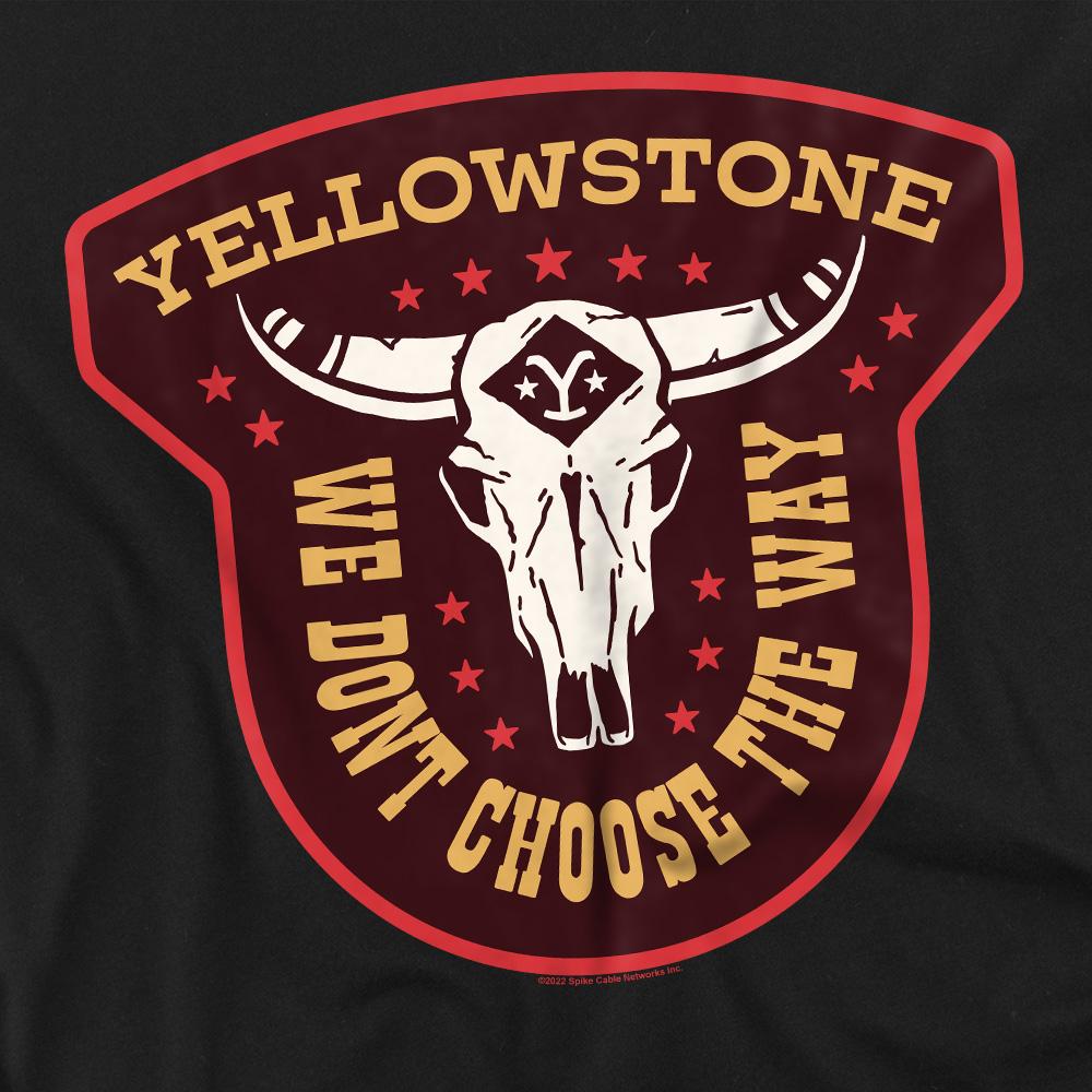 Black - Pack Shot - Yellowstone Mens We Don´t Choose The Way T-Shirt