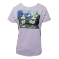 Lavender - Front - Disney Womens-Ladies Outdoors Mickey & Minnie Mouse T-Shirt