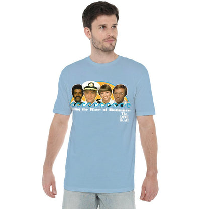 Light Blue - Lifestyle - The Love Boat Mens Wave of Romance T-Shirt