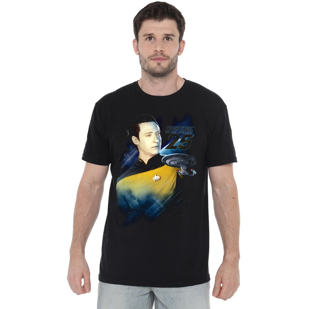 Black - Lifestyle - Star Trek Mens 25th Data T-Shirt