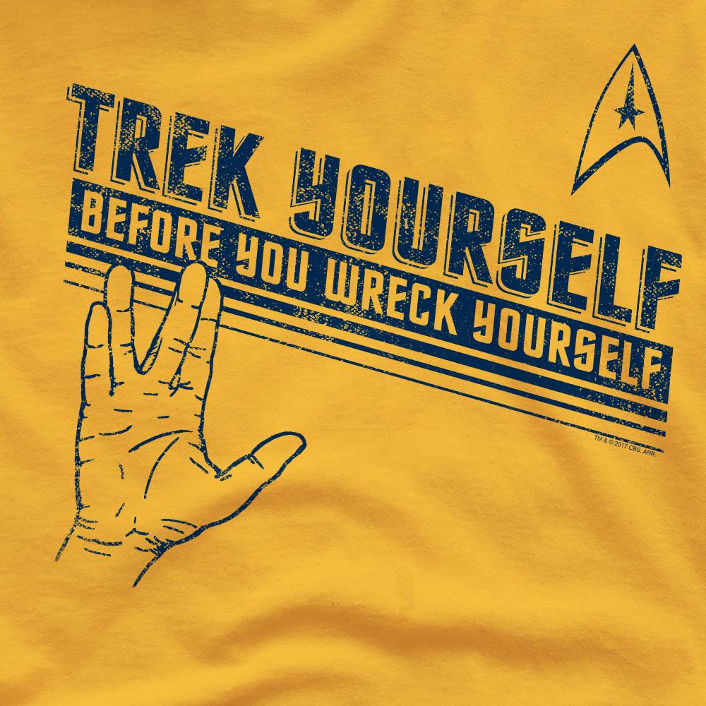 Gold - Pack Shot - Star Trek Mens Trek Yourself T-Shirt