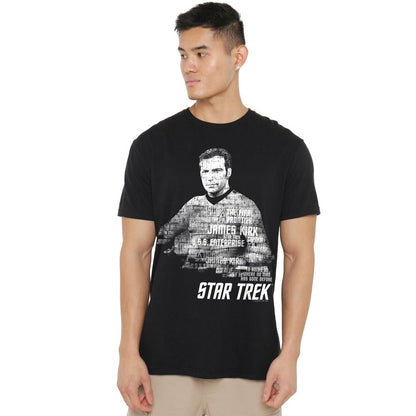 Black - Lifestyle - Star Trek Mens Words Captain Kirk T-Shirt