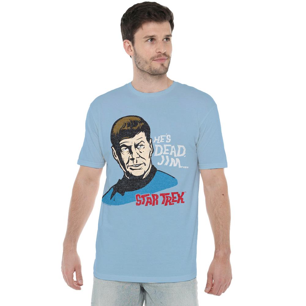 Light Blue - Lifestyle - Star Trek Mens He´s Dead Jim T-Shirt