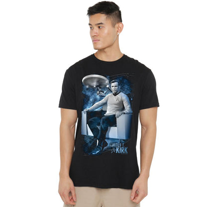Black - Lifestyle - Star Trek Mens Captain´s Chair T-Shirt