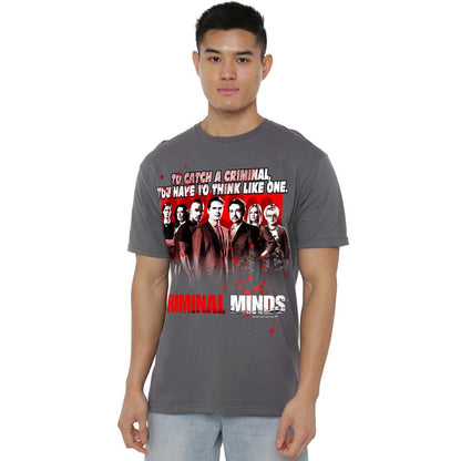 Charcoal - Lifestyle - Criminal Minds Mens Think Like One T-Shirt