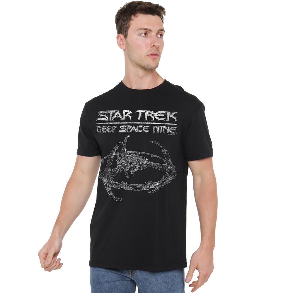 Black - Lifestyle - Star Trek Mens Deep Space Nine Station T-Shirt