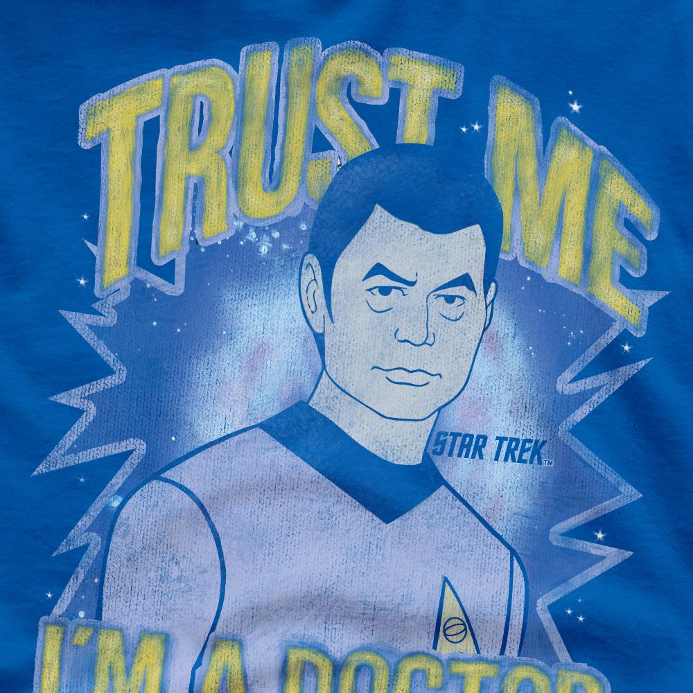 Royal Blue - Pack Shot - Star Trek Mens Doctor T-Shirt