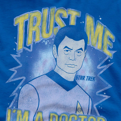 Royal Blue - Pack Shot - Star Trek Mens Doctor T-Shirt