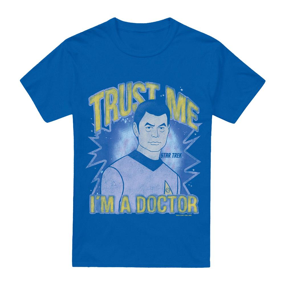 Royal Blue - Front - Star Trek Mens Doctor T-Shirt
