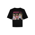 Black - Front - Mean Girls Womens-Ladies Group Boxy Crop T-Shirt