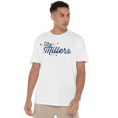 White - Lifestyle - The Millers Mens Logo T-Shirt
