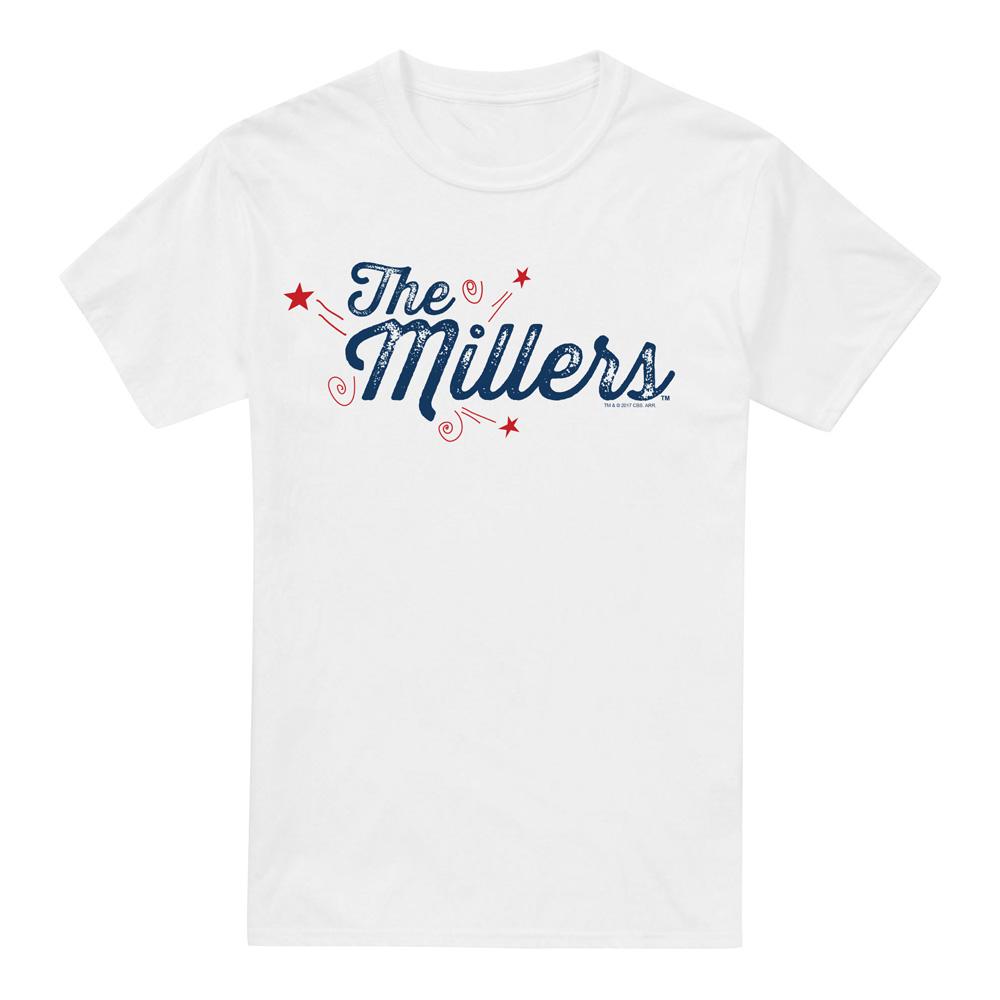White - Front - The Millers Mens Logo T-Shirt