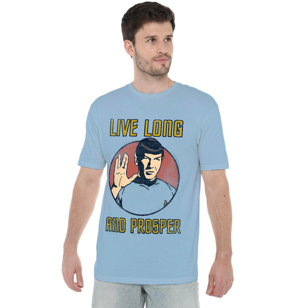 Light Blue - Lifestyle - Star Trek Mens Long Life T-Shirt