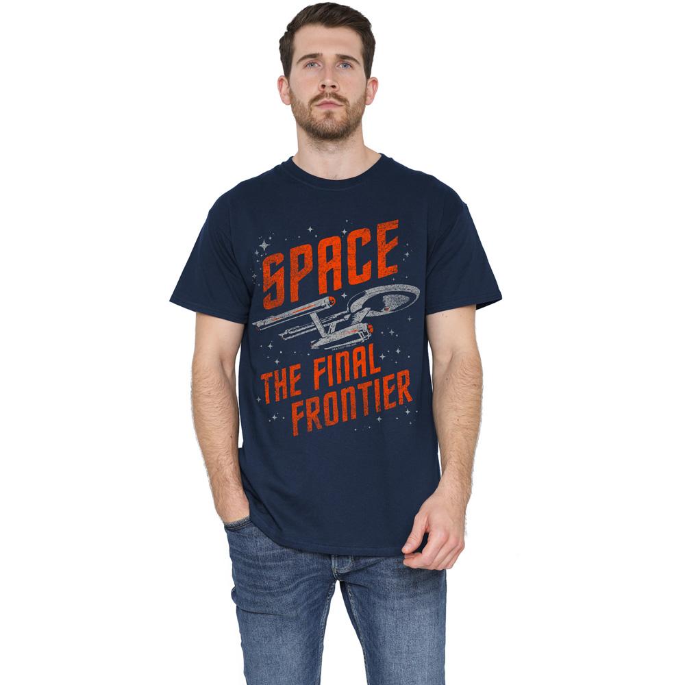 Navy - Lifestyle - Star Trek Mens Space Travel T-Shirt